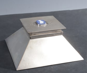 Art Deco Inkwell Wedgwood Insert