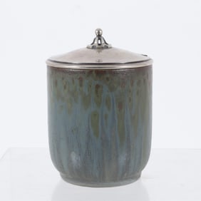 Arne Bang - Earthenware Lidded Vessel