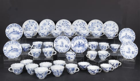 Group of Meissen Blue Onion Tableware
