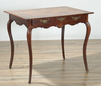 French Provincial Oak Side Table