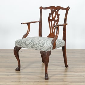 George III Mahogany Armchair, 18th C