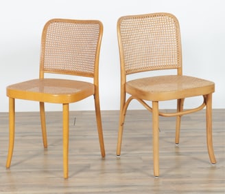 Two Joseph Hoffman Style Bentwood Chairs