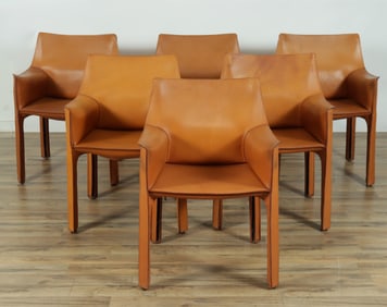Six Mario Bellini for Cassina Armchairs