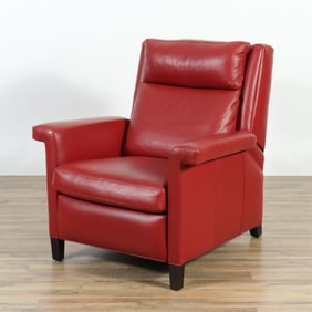 Hancock & Moore Ghent Red Leather Recliner