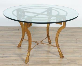 Classical Style Gilt Iron Center Table