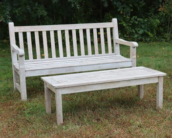 Barlow Tyrie Teak Garden Bench & Table