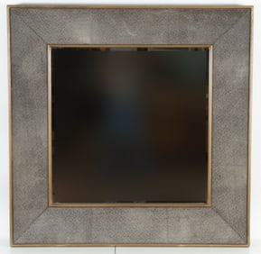 Studio A. Faux Shagreen Mirror