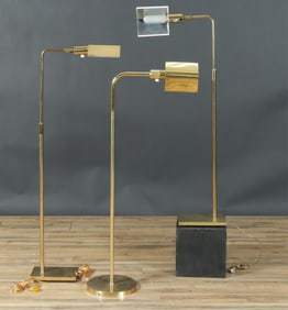 Pair of Koch & Lowy OMI Brass Reading Lamps