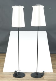 Le Klint - Pair Black Painted Metal Floor Lamps