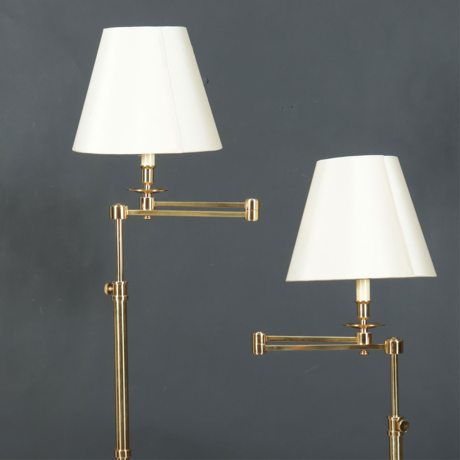 Pair of Jerome Sutter Brass Floor Lamps (1 of 6)