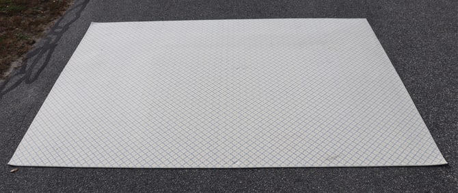 Stark Style Blue Diamond Wool Carpet 9 x 9-11