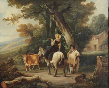 Attributed George Morland - O/C