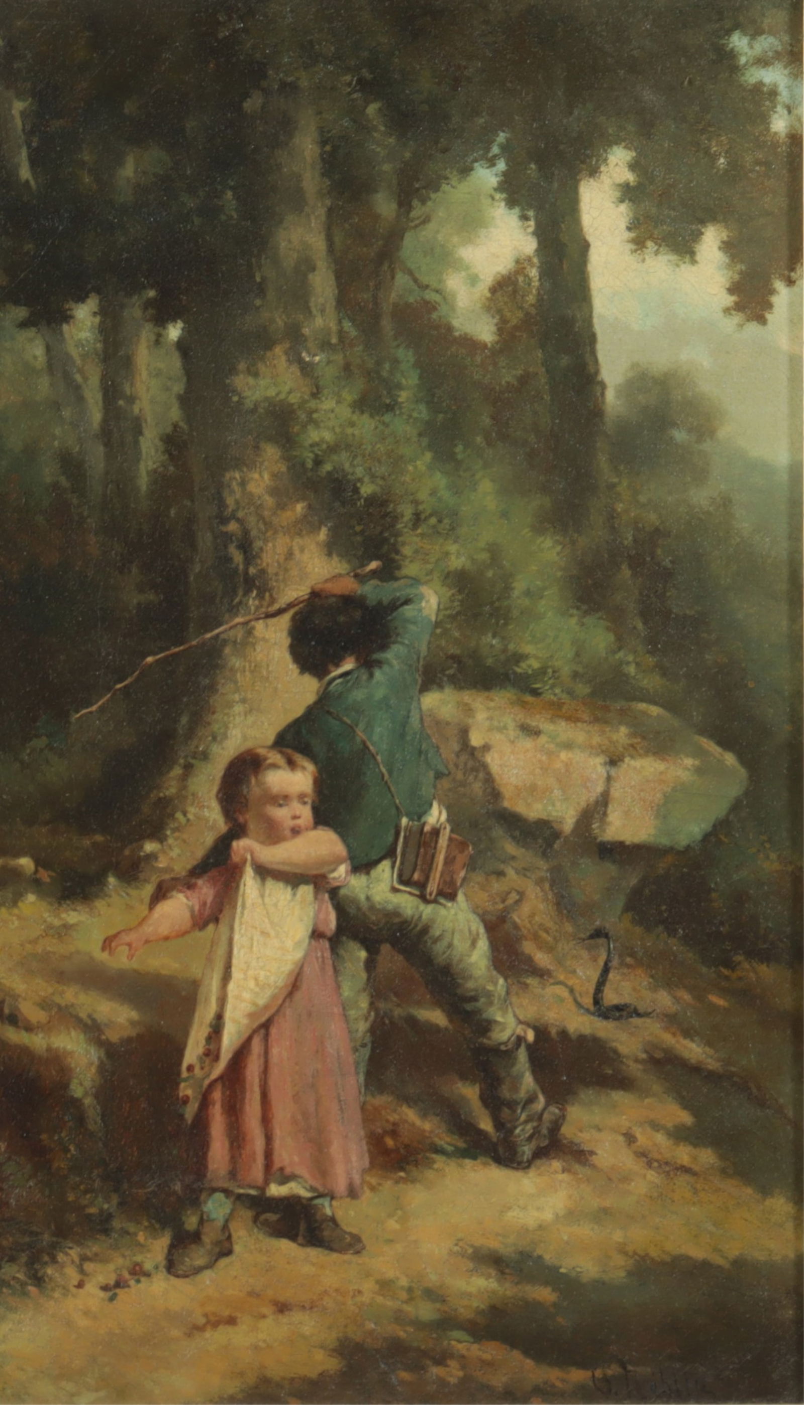 Victor Nehlig - Children in Forest O/C (1 of 8)