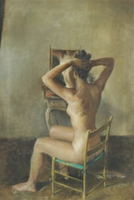Richard Munsell - Before the Mirror, c.1935 O/C