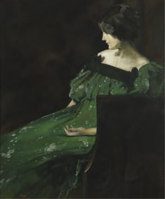 American School - Portrait of a Lady O/C