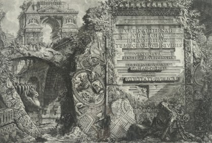 Piranesi - The Antiquities of Rome Etching