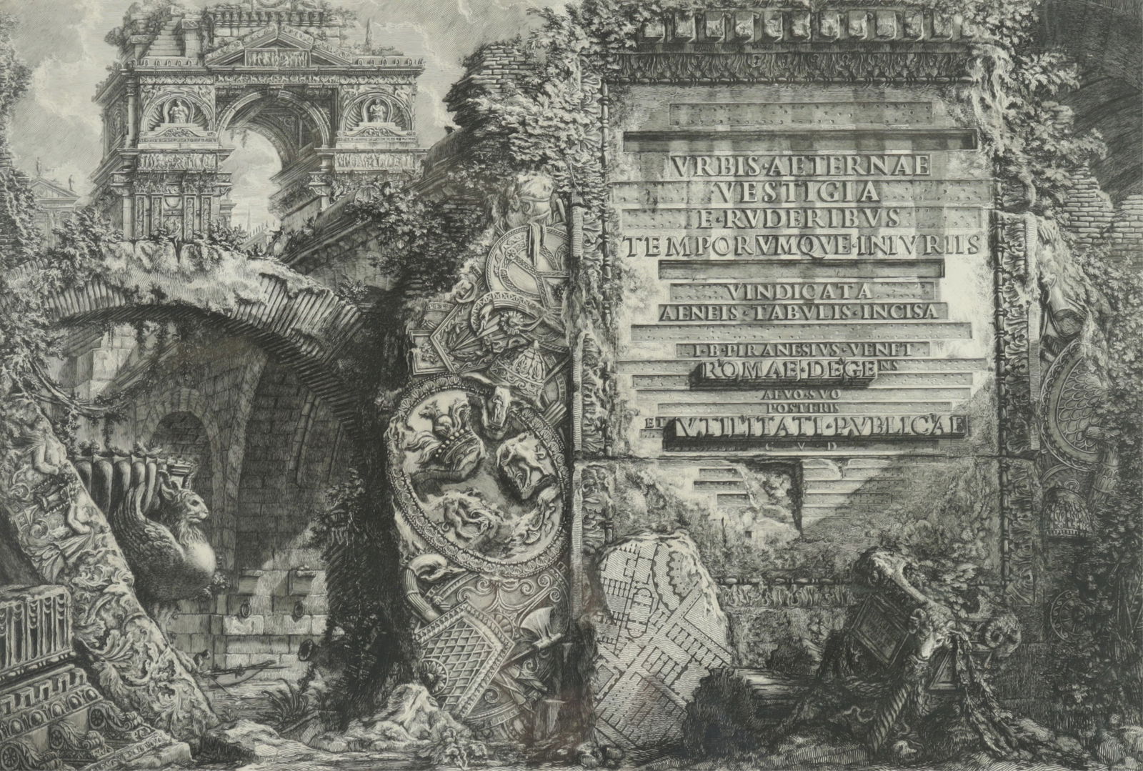 Piranesi - The Antiquities of Rome Etching (1 of 9)