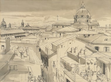 Unknown Artist - Italian Cityscape