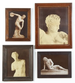 Four Framed Grand Tour Style Photographs