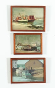 Stephen J. Voorhies - Three Port Scenes O/B