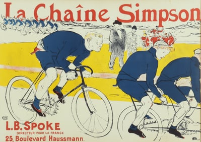La Chaine Simpson Toulouse Lautrec Poster