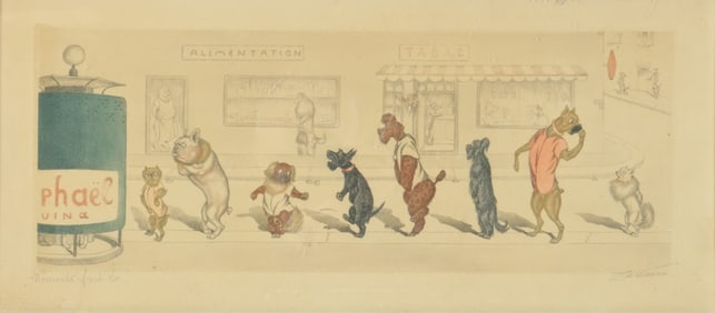 Boris O'Klein - Dirty Dogs Etching