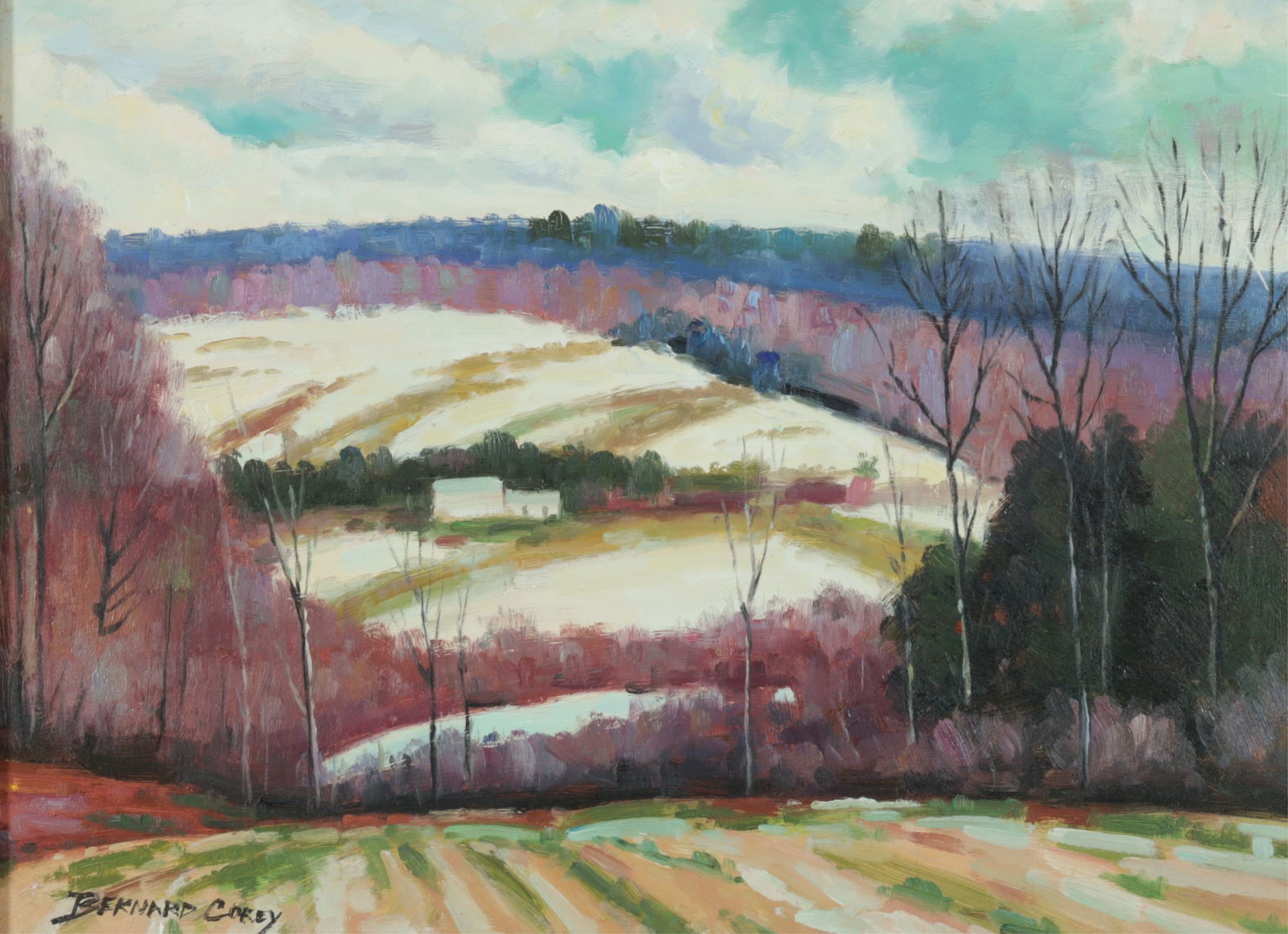 Bernard Corey - Winter Landscape O/B (1 of 7)