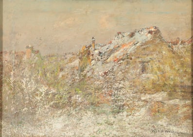 Fred W. Weber - Rooftops - O/C