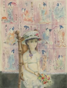 Bettine Ehrlich Bauer - Seated Girl, Gauche