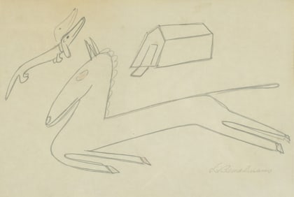 Ludwig Bemelmans - Pony, Dog & Shed