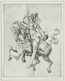 Reginald Marsh - Merry Go Round - Engraving
