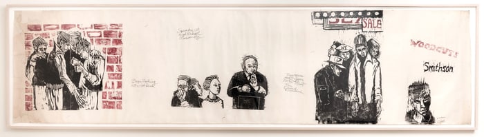 Robert Smithson - Untitled - Woodcut