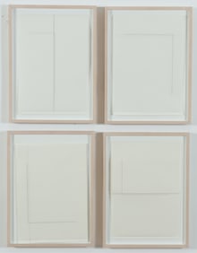 Julia Mangold - Four Untitled Abstracts