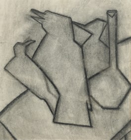 Dorothy Reiner Vogel - Birds and Bottle