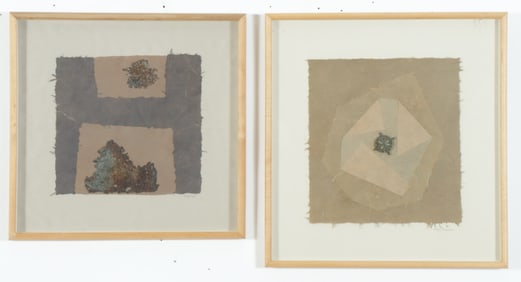 Grace Krupenye - Two Untitled Mixed Media