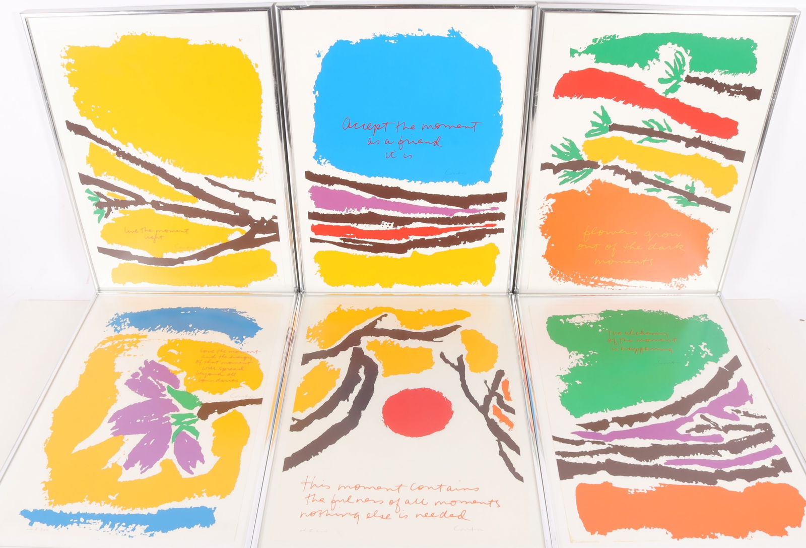 Corita Kent - "Moments" Series Selections (1 of 14)