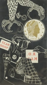 William M. Kent - O.K. SAM - Slate print