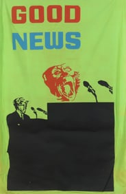 William M. Kent - GOOD NEWS - Slate print