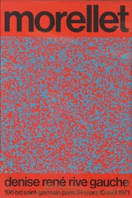Francois Morellet Exhibition Poster