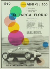 1960 Targa Florio Porsche Poster