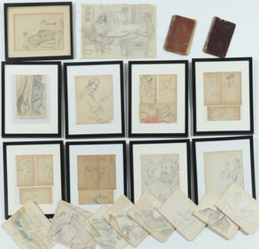 C. Bertram Hartman - Portrait Drawings - Pencil