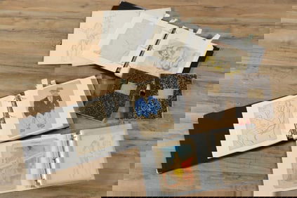 C. Bertram Hartman - 3 Binders of Drawings