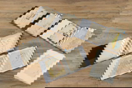 C. Bertram Hartman - 4 Binders of Drawings