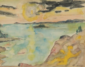 C. Bertram Hartman - Sunset - O/C