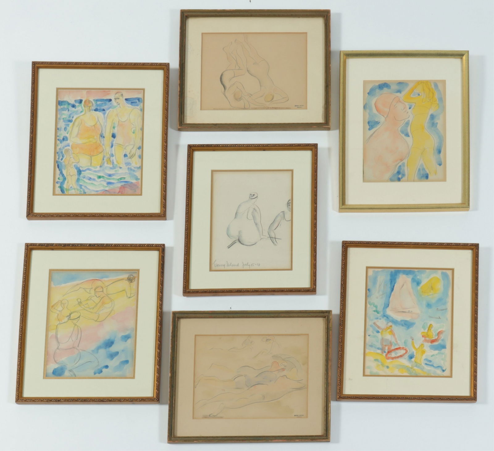 C. Bertram Hartman - Coney Island Beach Scenes (1 of 13)