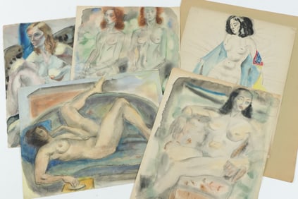 C. Bertram Hartman - Nudes - W/C