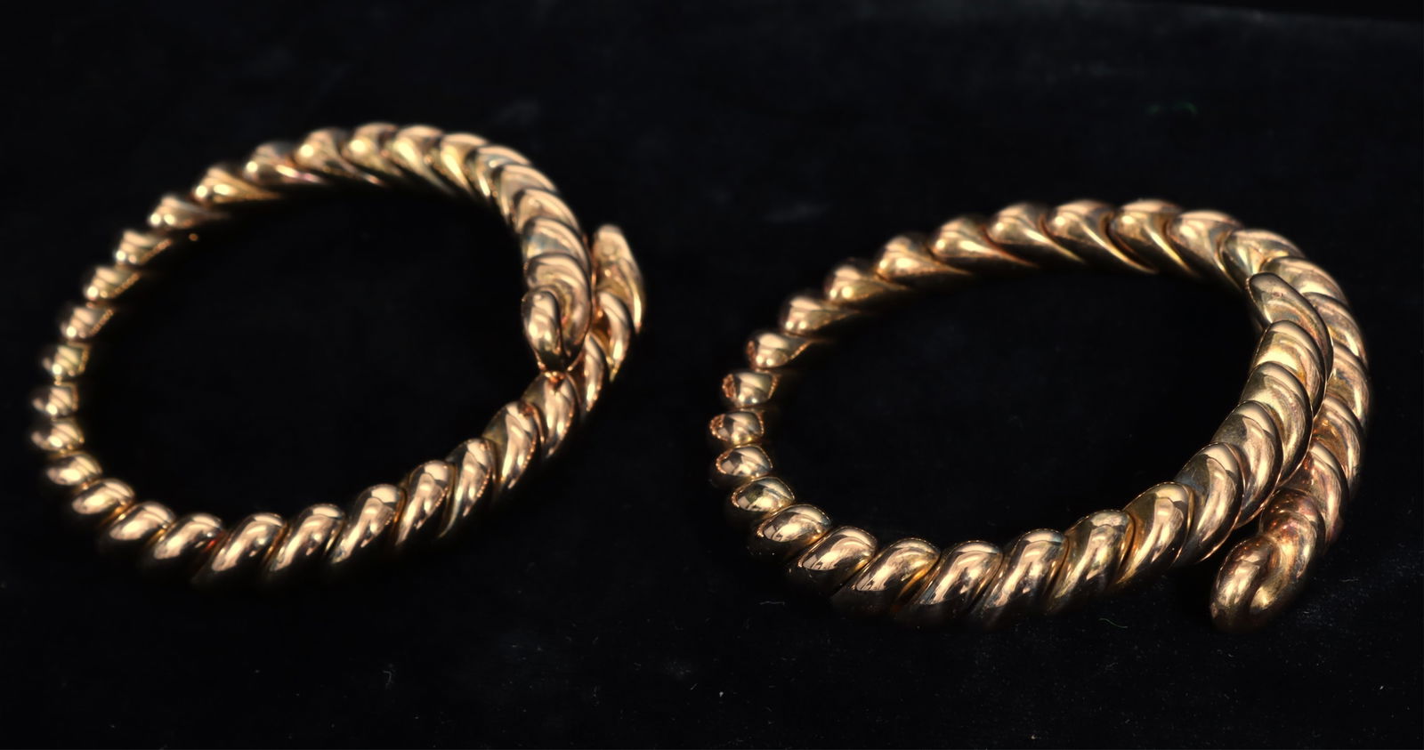 Pair of 14K Rose Gold San Marco Bracelets (1 of 2)
