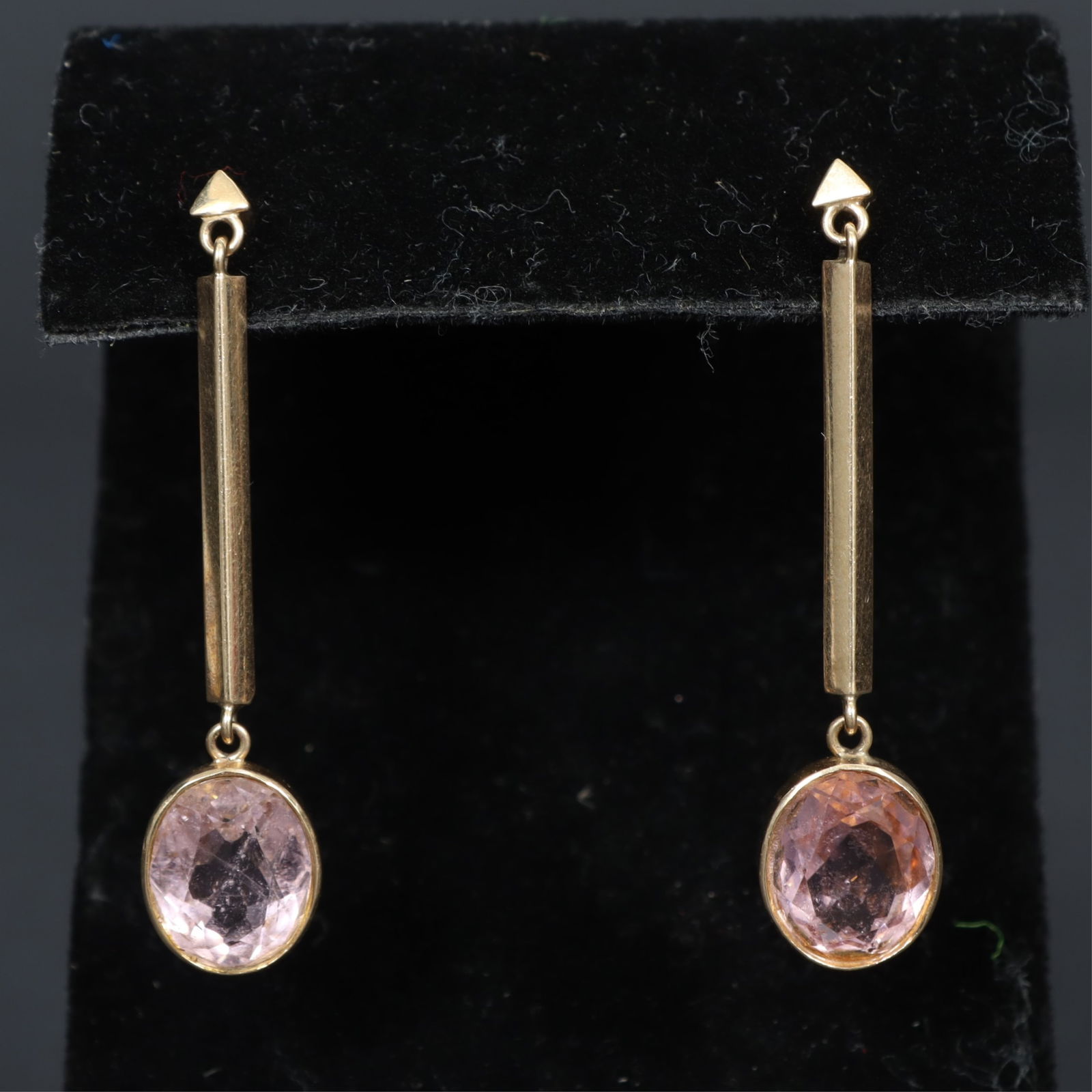 Pair of 14K Gold and Tourmaline Earrings (1 of 3)