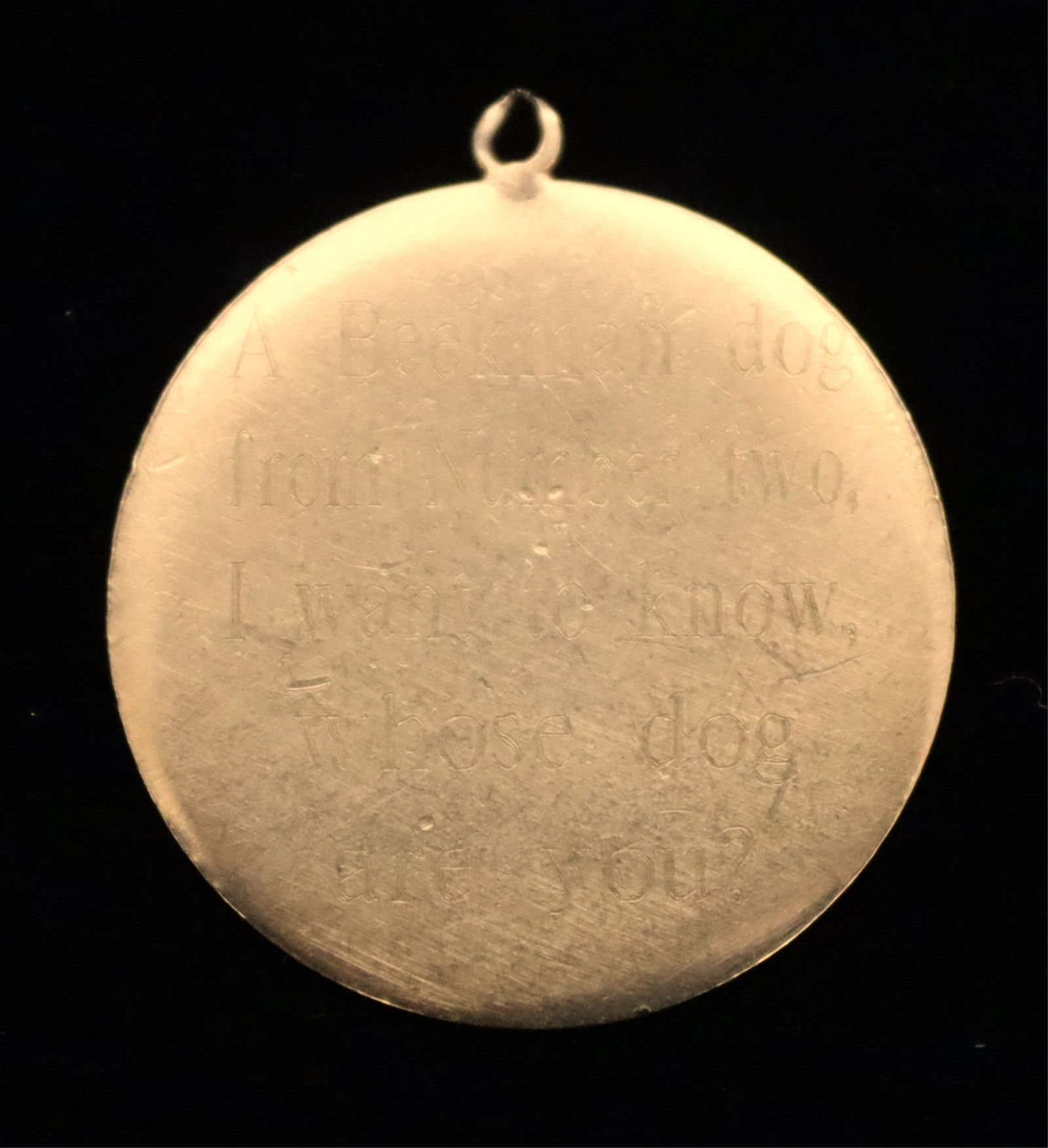 14K 'Beekman Dog' Pendant (1 of 3)