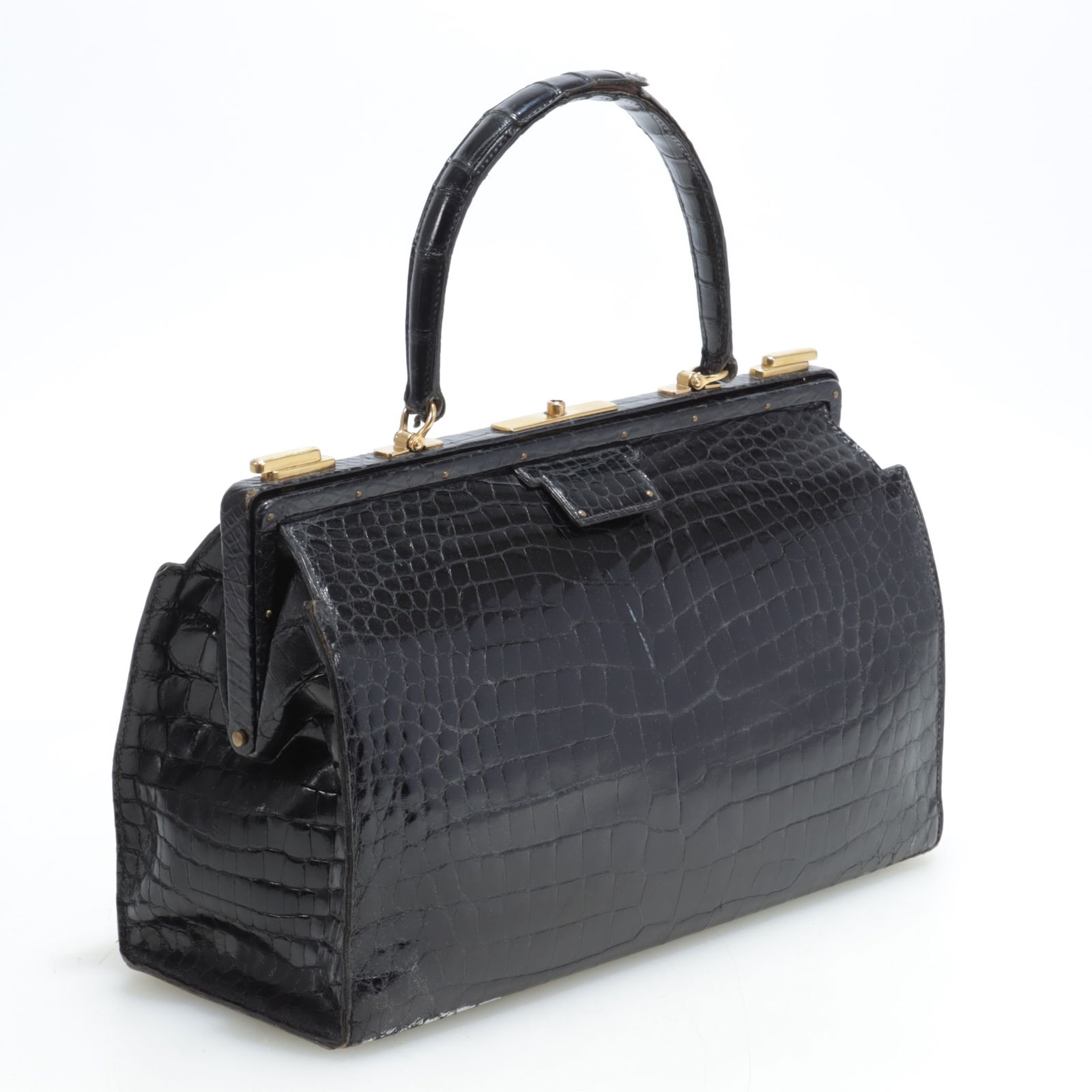 Hermes Crocodile Doctor's Bag 'Sac 404' (1 of 8)